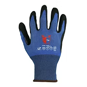 Lightweight, 18 gauge, A5 Cut Resistant, Foam Nitrile Palm, Blue, S-2XL
