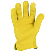 Premium Grade Elkskin Grain Drivers Glove, Wing Thumb, Leather Hemmed, Shirred Elastic Back. Sizes: XS-2XL