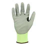 Lightweight, 18 gauge, A5 Cut Resistant, Polyurethane Palm, Hi-Vis Yellow, S-2XL