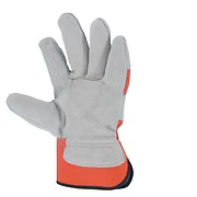 Premium Grade Split Cowhide Double Palm with Absorbent Inside Double Palm Cotton Lining, S-XXL