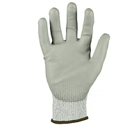 13 gauge Pepper Color HPPE Fiber A4 Cut Resistant Glove with Polyurethane Palm Coating, S-2XL