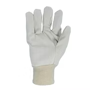Canvas Clute Cut, Straight Thumb, Knit Wrist, 10 oz. Size: Large