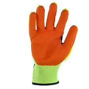 Cut A7, Puncture 5, Abrasion 5, Impact 2, Orange Sandy Nitrile Palm