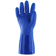 Soft 12" Triple Dipped PVC, Blue Textured Finish