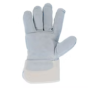 Premium Grade Split Cowhide Double Palm and Fingers, Canvas Back and 2.5” Rubberized Cuff, Dupont (TM) Kevlar®, S-2XL