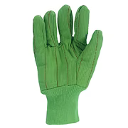 Hi-Vis Green Corded Double Palm, Poly/Cotton