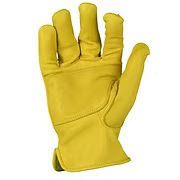 Elkskin Double Palm Leather Drivers Glove, Premium Grade, Kevlar Stitched, Open Cuff, Keystone Thumb. Sizes: XS-2XL
