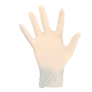 Latex Disposable Glove, 6 mil, 9.5" Beaded Cuff, Powder Free, S-XL