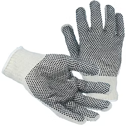 7 gauge, Natural White String Knit, Medium Weight, Dots on Both Sides, S and L