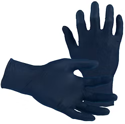Fitt 5.5 mil Black Nitrile, Powder Free, Latex Free, DEHP Free, 10.5" Beaded Cuff, Industrial Grade, XS-XL