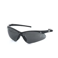 Safety Glasses, Op-Teks Style, Black Frame, Gray Lens