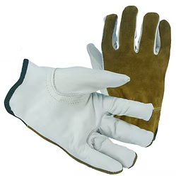 Quality Grade Grain Driver, Light Brown Split Back, Keystone Thumb. Sizes: S-2XL