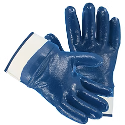 Fully Coated Nitrile, Band Top, Jersey Lined, Large