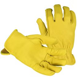 High Quality Deerskin Grain Driver, Keystone Thumb, Shirred Elastic Back, Leather Hemmed. XS-2XL
