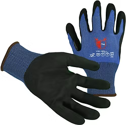 Lightweight, 18 gauge, A5 Cut Resistant, Foam Nitrile Palm, Blue, S-2XL