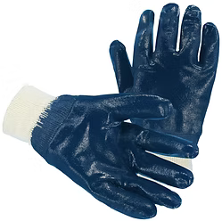 Fully Coated Nitrile, Jersey Lined Knit Wrist, Large