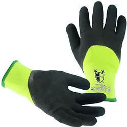 Fleece Lined Knit Glove with Micro-Foam Nitrile 3/4 Coated