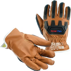 Oil Resistant Goatskin, Arc Flash 3, Cut A4. Puncture 4, Abrasion 4, Impact 2, S-3XL