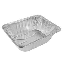 Chef's Seal™ Aluminum Steamtable Pan, 1/2 Size, Heavy Weight, Extra Deep, Silver (100Pack)