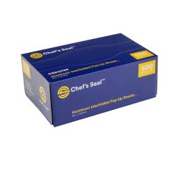 Chef's Seal™ Aluminum Foil Pop Up Sheet, Silver, 9" x 10.75" (3000Pack)
