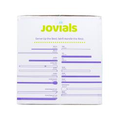 Jovials™ Jumbo Paper Wrapped Straw, Clear, 7.75" (12,000Pack)