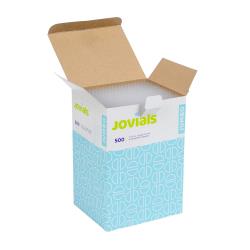 Jovials™ Jumbo Unwrapped Straw, Clear, 7.75" (12,000Pack)