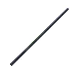 Jovials™ Jumbo Unwrapped Straw, Black, 7.75" (12,000Pack)