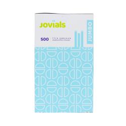 Jovials™ Jumbo Unwrapped Straw, Black, 7.75" (12,000Pack)