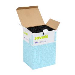 Jovials™ Jumbo Unwrapped Straw, Black, 7.75" (12,000Pack)