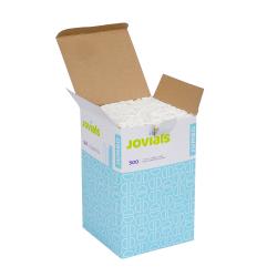 Jovials™ Jumbo Paper Wrapped Straw, Clear, 7.75" (5000Pack)