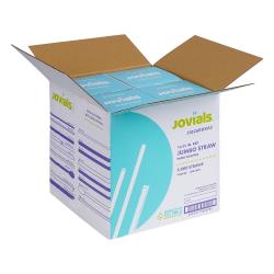 Jovials™ Jumbo Paper Wrapped Straw, Red, 10.25" (2000Pack)