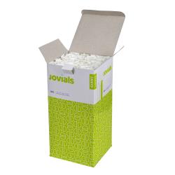 Jovials™ Giant Paper Wrapped Straw, Clear, 10.25" (1200Pack)